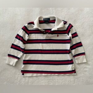 2T Polo by Ralph Lauren Kids Striped Polo - Navy, Red, White